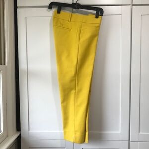 Loft crop Rivera pant , size 4 petite. Gold